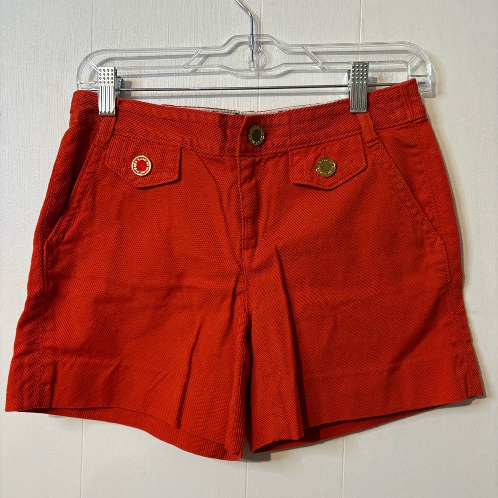Marc By Marc Jacobs Women's Vibrant Orange Cargo Shorts